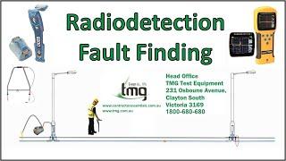 TMG Radiodetection Fault Finding and TDR Tracing.