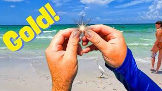 We Found High Karat GOLD!!! Beach Metal Detecting