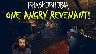 This Revenant was ANGRY! - Phasmophobia (Solo Professional, Bleasdale)