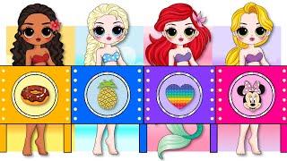 NEW Fashions for Disney Princess / DIYs Paper Dolls & Crafts