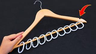 25 Amazing Tricks With Clothes Hangers That Are Really Useful