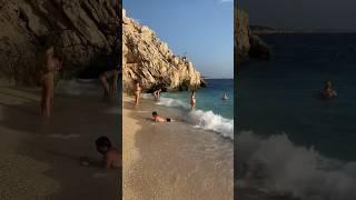 Beautiful sunset beach, Antalya Turkey #shorts #travel #turkey #beach #funny #tiktok #explore #plaj