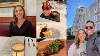 Dinner at Yachtsman Steakhouse and Exploring Disney's Yacht Club Resort!