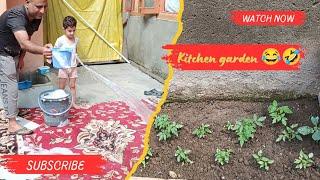 Kitchen garden and washing matting @Siblingvlogs2023 #youtube #minivlog #viral #dailyvlog