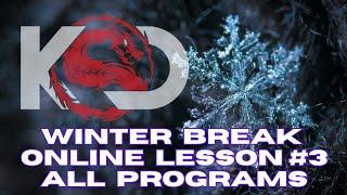 Winter Break Online Lesson #3 - TFC Jujitsu, BJJ, KBX