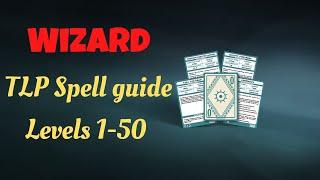 EVERQUEST - WIZARD spell guide for Mischief  TLP server 2021 (Levels 1-50)