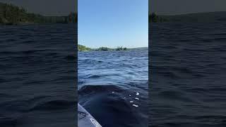 Big waves on the lake | Nova Scotia, Canada #fishing #novascotia #kayakfishing