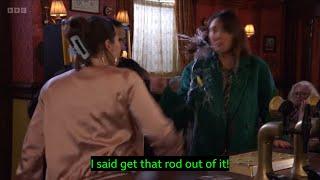 EastEnders 20/03/24: Priya Throws A Vodka Tonic Over Honey