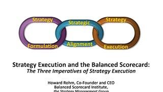 Strategy Execution and the Balanced Scorecard