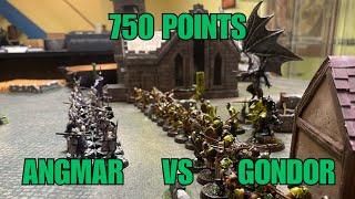 Angmar vs Minis Tirith & Fiefdoms 750pt MESBG Battle Report