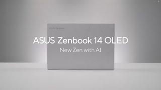 ASUS Zenbook 14 OLED UX3405 Unboxing Video | New Zen with AI