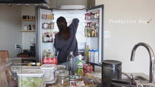 [Productive day] refrigerator organization, Yakiniku date, peanut butter toast