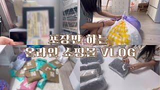 [쇼핑몰vlog#22] 오랫만에 업로드 하는 포장 영상 / 온라인쇼핑몰 / 포장브이로그 / 브랜디셀러 / 가을신상 준비전 영상