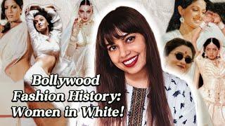 a chaotic analysis of ICONIC white Bollywood outfits... | Bollywood Fashion History