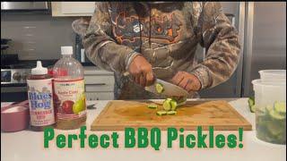 Homemade Pickles!  (Perfect for BBQ & Burgers!