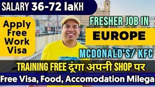 Jobs in Europe | Jobs in Europe for Indians | Jobs in Europe | Jobs in Europe with visa Sponsorship