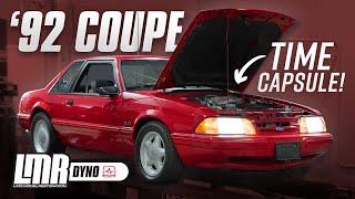 Period Correct Mods! 1992 Fox Body Mustang Coupe Dyno!