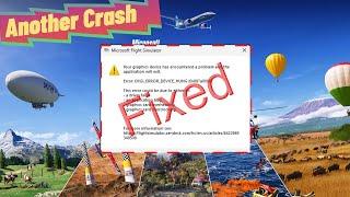 Msfs2024 Crash fix DXGI_ERROR_DEVICE_HUNG