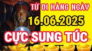 Tử Vi Hàng Ngày 16/06/2025, TIỀN ẬP ĐẾN BẤT NGỜ! Con Giáp Này Chỉ Trong Hôm Nay ĐÃ ĐỔI ĐỜI | TUVI365