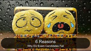 6 Reasons Why EPSO Exam Candidates Fail