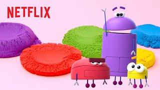 Learn Colors with the StoryBots Sand!  Netflix Jr