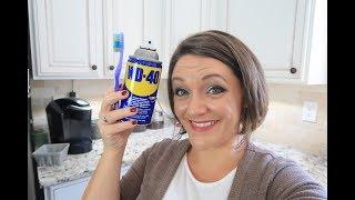 How to remove oil stains from your clothes using WD-40!!! | DIY