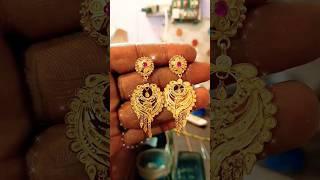 Gold Earrings designs YouTube short video #earrings #gold #youtube #viral#shorts