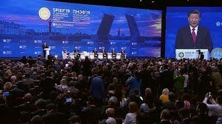 Chinese President Xi stresses importance of economic growth at SPIEF