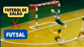 Futebol de Salão x Futsal: Qual a Diferença? Brasil x Paraguai, 1988 #futsal