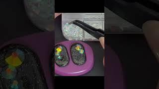 Magic of sparkle polymer clay #polymerclayjewelrytutorials #sundiyday