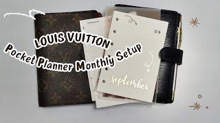 Louis Vuitton PM Small Ring Agenda|Pocket Planner Monthly Setup