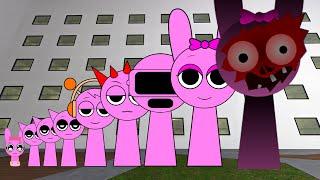 All the Sizes Of Pinki Sprunki want me to help them in Gmod