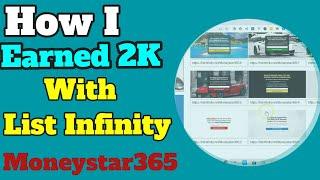 How I Earned 2k With List infinity (2023)