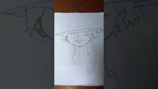 Luffy drawing#this looks sick