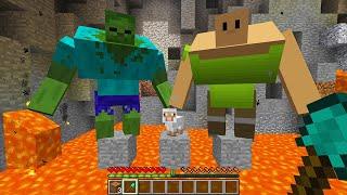 CURSED MINECRAFT BUT IT'S UNLUCKY LUCKY FUNNY MOMENTS WHO to SAVE SHEEP or ZOMBIE?