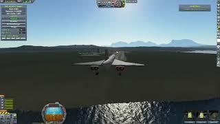 KSP Modded Kerpyolev Ke-144 (Mock-Up of the Tupolev Tu-144) LANDING