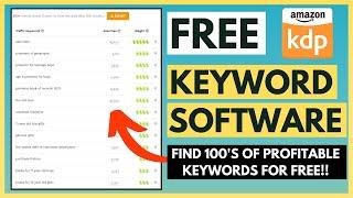 FREE KDP Keyword Research Tool 2024 - Find 1000's of Profitable Keywords COMPLETELY FREE!