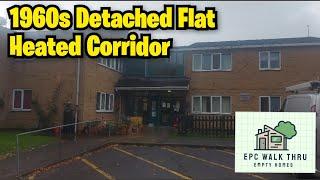 1960s First Floor Flat Heated Corridor Communal Oil Heating