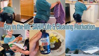 MOM LIFE MOTIVATION | CLEAN WITH ME | Realistic Homemaker Day in the Life