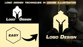 How to Create Professional Logo Design in illustrator #gladiator