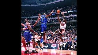 Michael Jordan v Penny Hardaway 1997-11-05: MJ 29 points, 17 rebounds, Penny 20 points - Final Duel!