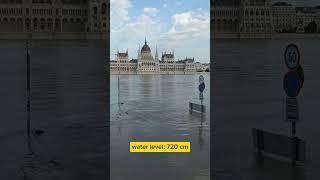 Budapest flood situation: lower quay is under water, 18.09.2024.