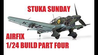 Stuka Sunday. Airfix 1/24 Stuka build with extras. #4 Still Struggling.....