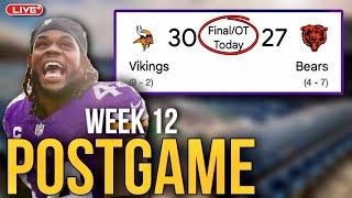 Vikings BEAT the Bears in Overtime! | Postgame Reaction