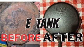 RESTORING Cast Iron Skillet | WAGNER #8