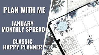 PLAN WITH ME | JANUARY MONTHLY