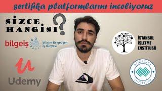 ONLİNE SERTİFİKALARIN GEÇERLİLİĞİ VAR MI|Udemy, İstanbul İşletme Enstitüsü, Bilgeİş-ODTÜ, Boğaziçi