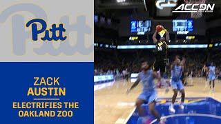 Pitt's Zack Austin Electrifies The Oakland Zoo With His Dunk