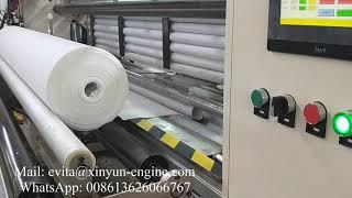 Automatic embossing bathroom toilet tissue paper product making machine