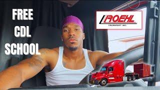 Roehl transport FREE CDL school review